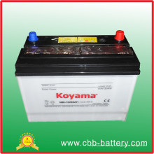 Batterie automatique chargée à sec, norme JIS N80